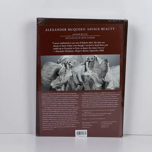 Alexander McQueen Savage Beauty Hardcover SEALED Met Museum 16th Printing 2022 - Picture 4 of 11